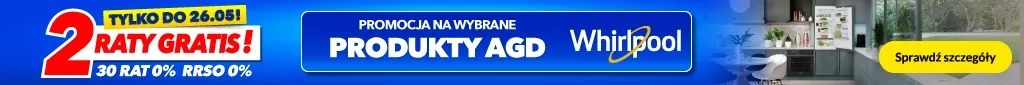 AGD - Whirlpool 2 raty gratis 0525 - baner główny belka 1024x85